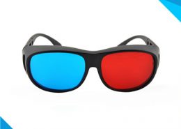plastic red cyan 3d glasses
