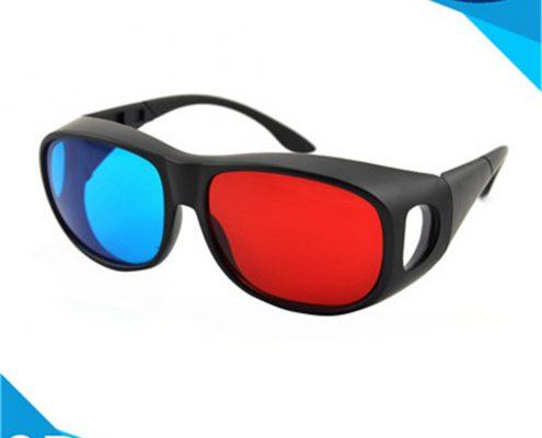 plastic red cyan glasses