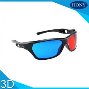 rd cyan 3d glasses used to watch normal computer
