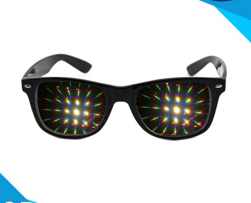 diffraction glasses black