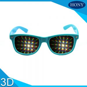 diffraction glasses blue