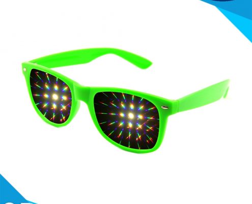 diffraction glasses green