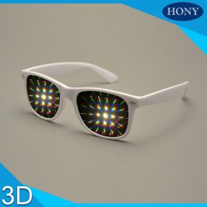 diffraction glasses white