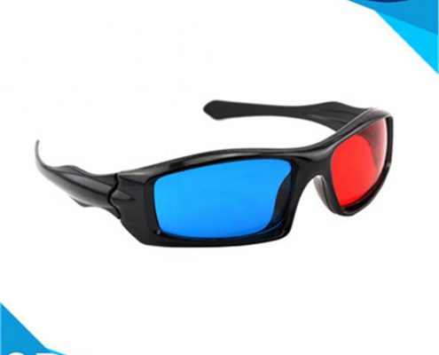 plastic anaglyphic 3d glasses