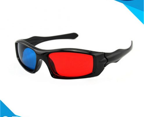 plastic anaglyph 3d glasses red cyan