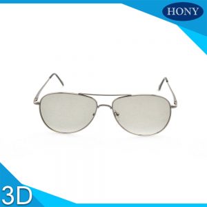 aviator metal frame 3d glasses