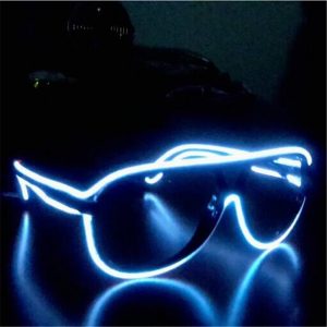 Novelty el wire diffraction glasses
