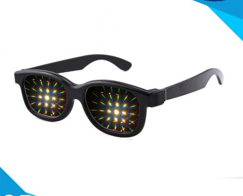 plastic prism diffraction glasses
