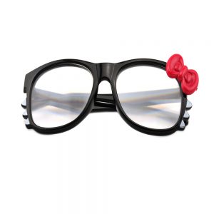 plastic kitty rainbow glasses