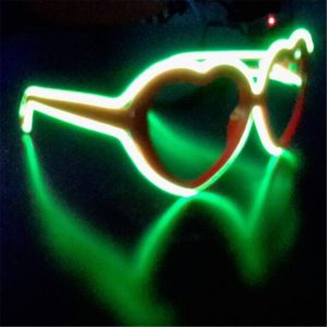 green el wire red frame diffraction glasses