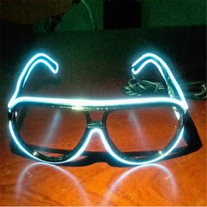 funky amazing el wire glasses