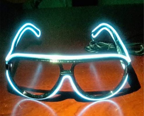 funky amazing el wire glasses