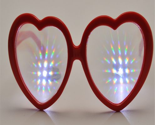plastic love fireworks glasses