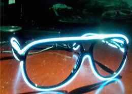 party flash el wire diffraction glasses