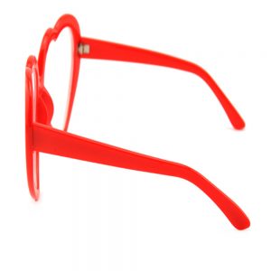 red heart rainbow plastic glasses