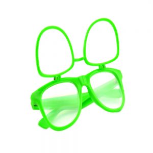 double diffraction glasses plastic flip up