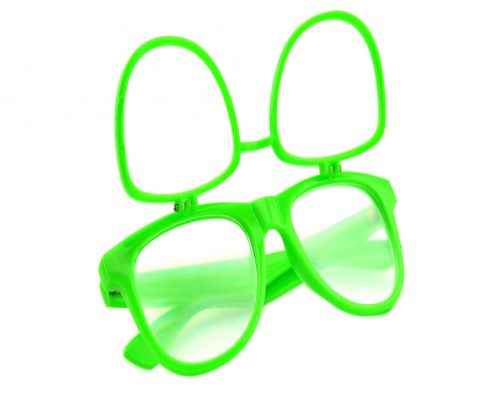 double diffraction glasses plastic flip up