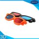 plastic red blue 3d glasses with pet material