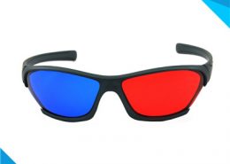 3d glasses red and blue