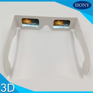 paper christmas snow rainbow glasses