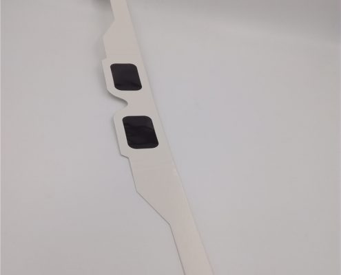 solar eclipse glasses with paper frame
