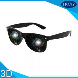 sprial diffraction glasses