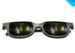 fantastic christmas tree rainbow glasses