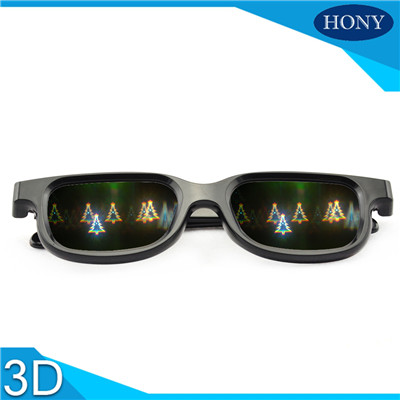 fantastic christmas tree rainbow glasses