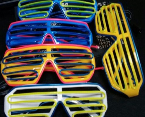 celebratioin colorful el wire glasses