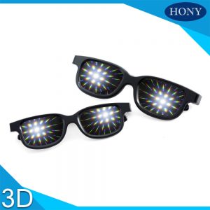 plastic adult and kids rainbow glasses