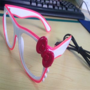 colorful el wire fireworks glasses